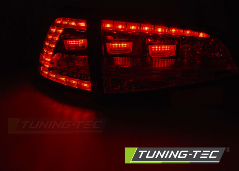LED Upgrade Design Rückleuchten für VW Golf 7 (VII) 13-17 chrom/rauch mit dynamischem Blinker